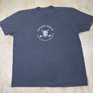USED 2XL Chuco Golf Short Sleeve Shirt Gray For The Love Of Culture & Game